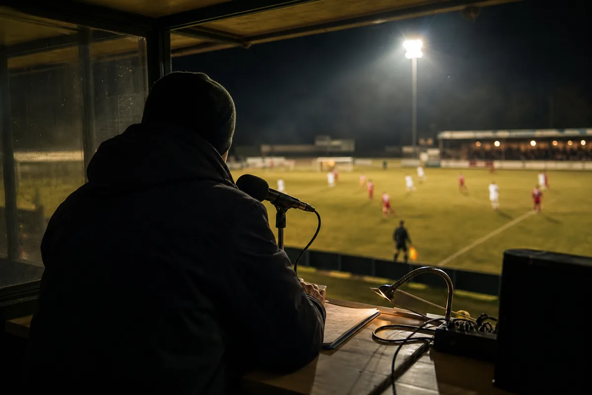 Stadionsprecher am Sportplatz: die Stimme, die den Spieltag trägt