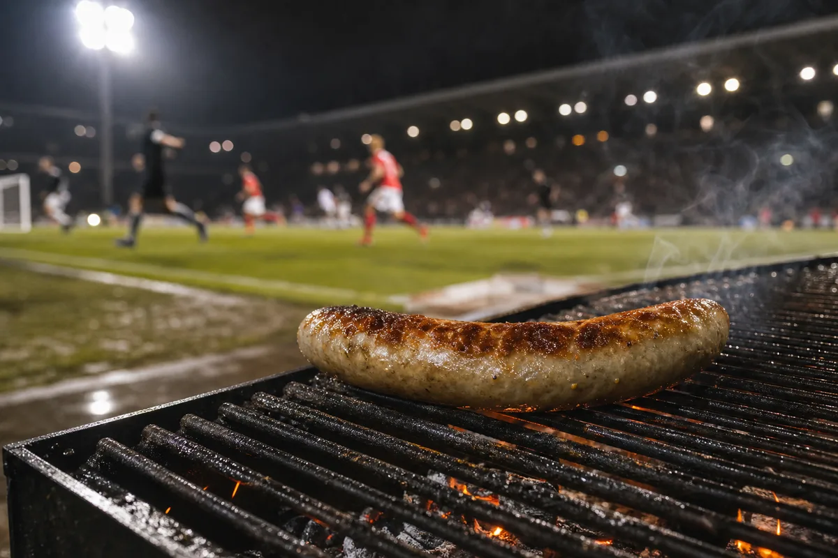 Stadionwurst: eine Liebeserklärung an den Rost am Spielfeldrand